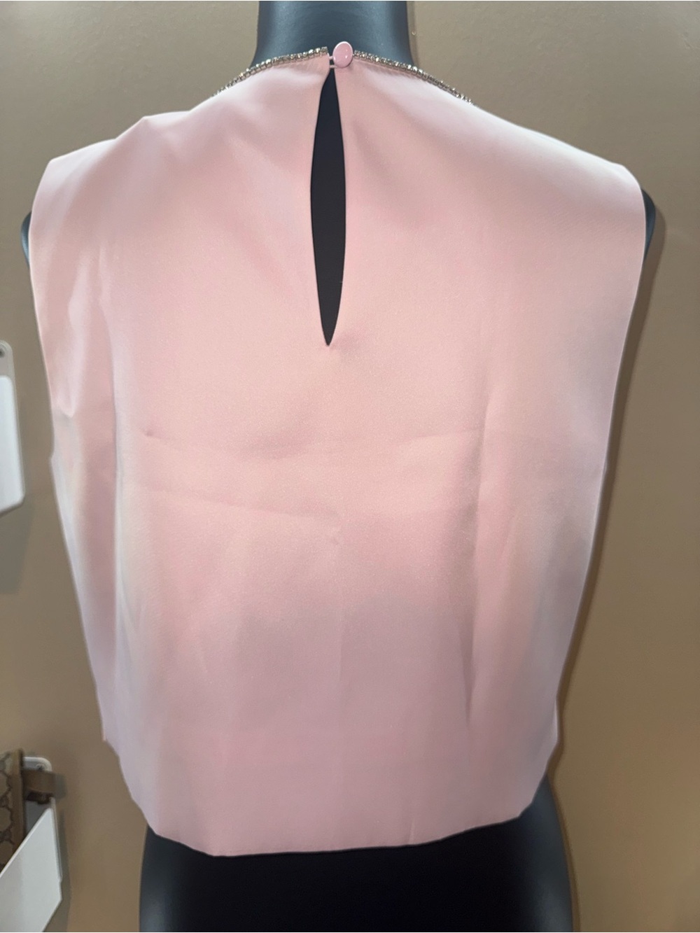 Kate Spade Adorable Sleeveless Embellished Pink Shell Top (Org $268) 💖 - Picture 3 of 4